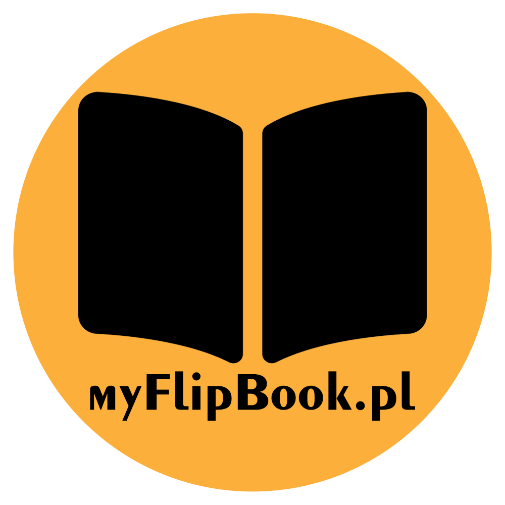 myFlipBook - logo - wydawnictwo, projektowanie katalogów oraz flipbooków